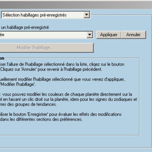 Les habillages graphiques dans Azimut35